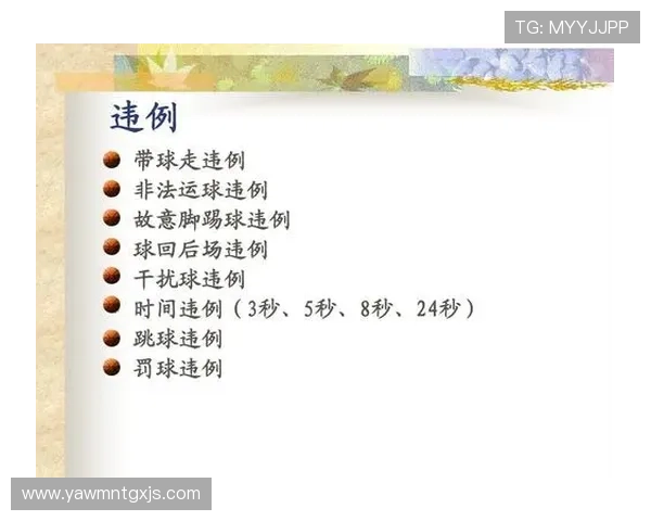 篮球比赛中走步违例的规则定义与判定标准